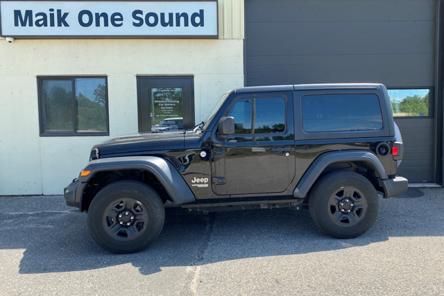 2019 Jeep Wrangler with professional window tint in North Bay
